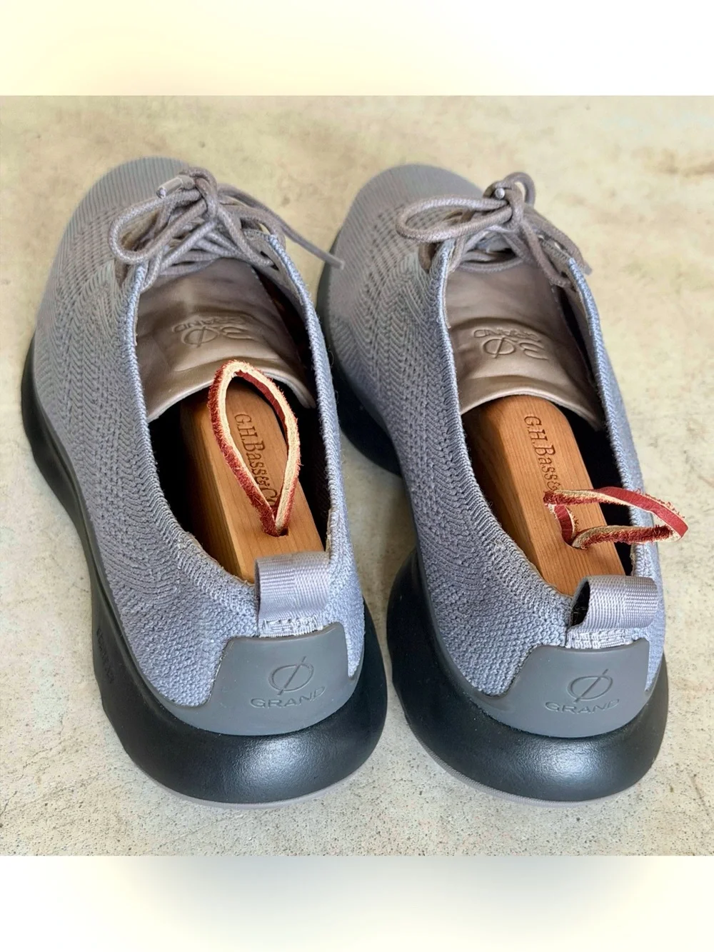 NWOT Cole Haan Men’s 3.Zerogrand Stitchlite Wingtip Oxford Gray C29295